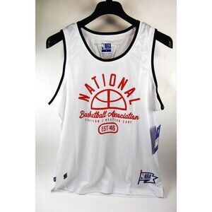 NBA White National Basketball Association Jersey Shirt Size Large